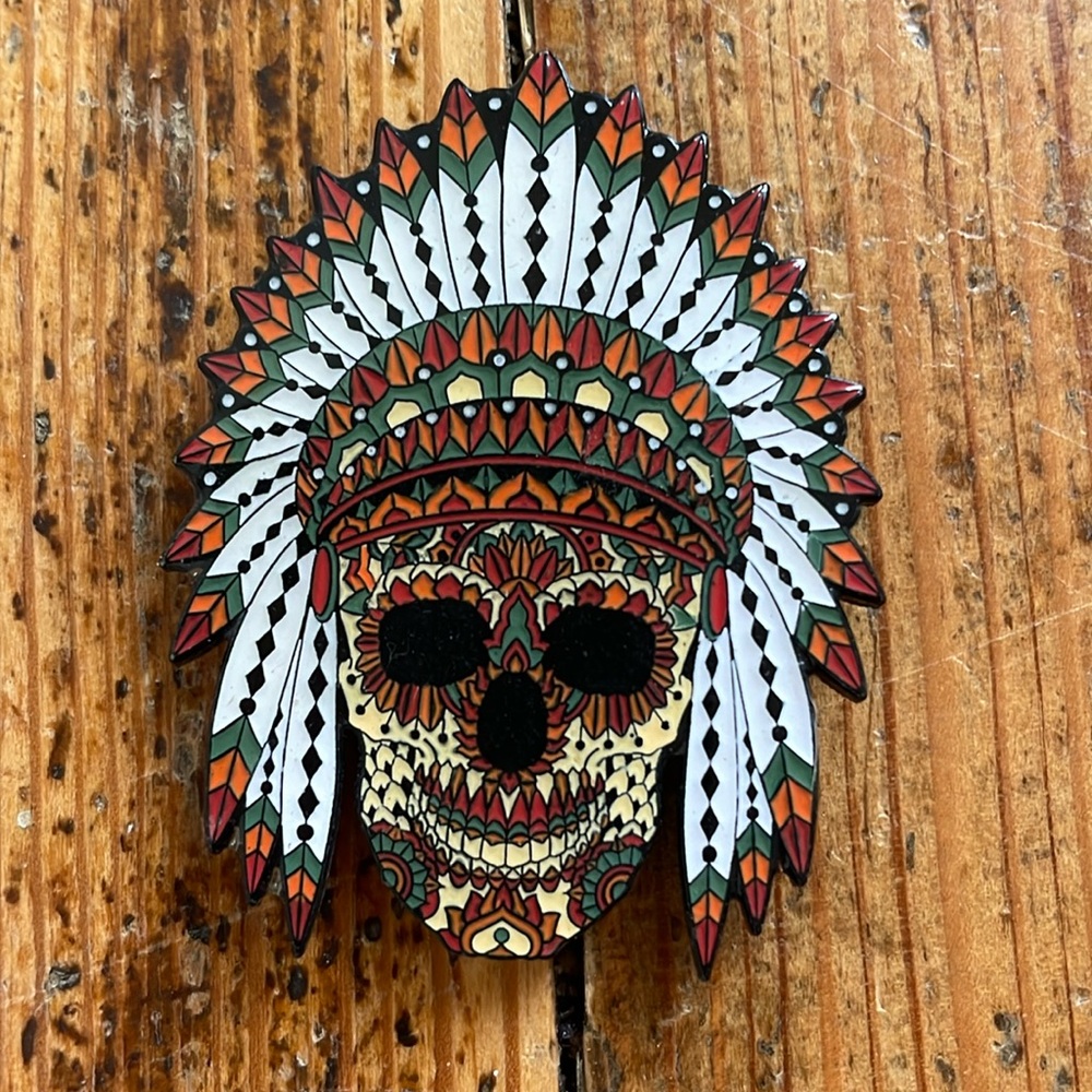 Bioworks | Ornate Indian Skull Hat Pin